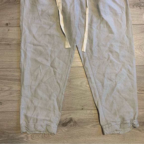 Wilfred Allant Pant Cropped linen pant soft grey size US 6 Aritzia - Picture 9 of 13